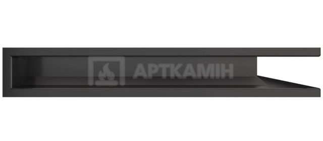 Решітка для каміну Saven Loft Angle NP 9x80x60 графіт. Фото 2