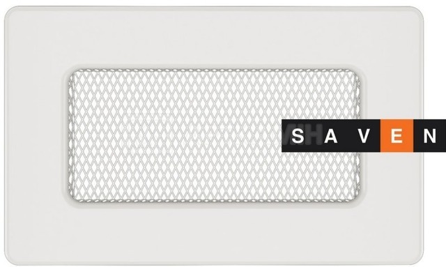 Решітка для каміну Saven Classic 11x17 біла