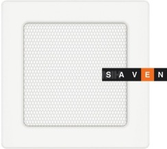 Решетка для камина Saven Classic 17x17 белая