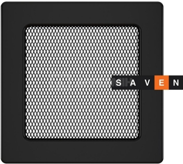 Решітка для каміну Saven Classic 17x17 чорна