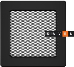 Решетка для камина Saven Classic 17x17 черная