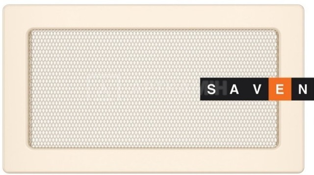 Решетка для камина Saven Classic 17x30 кремовая