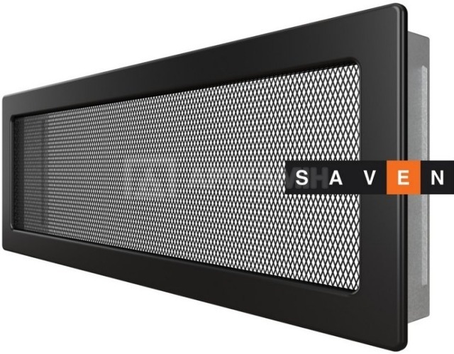 Решетка для камина Saven Classic 17x49 черная. Фото 2