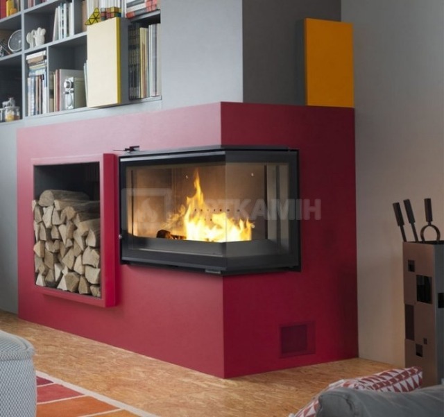 Камінна топка Uniflam 700 Plus Eco з шибером правостороння. Фото 2
