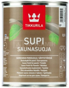Пропитка Tikkurila Supi Saunaoja для стен 0,9 л