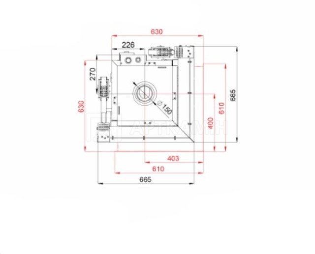 Каминная топка BeF Home AQUATIC WH V 500 E. Фото 3