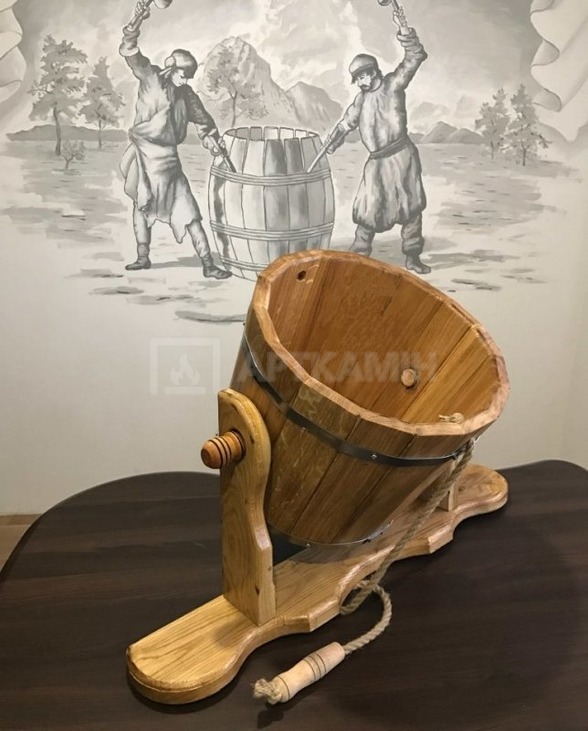 Відро-водоспад Bondarnya дуб 20 л
