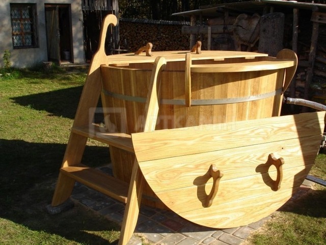 Купіль Bondarnya дуб (кругла)