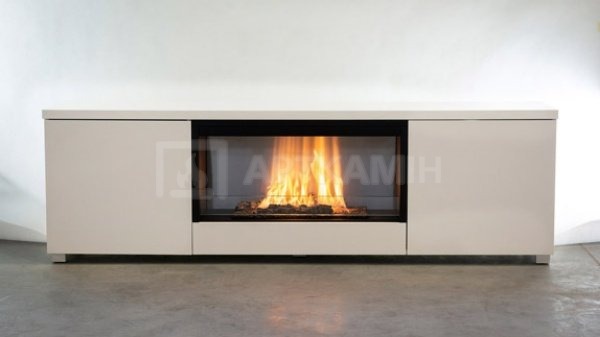 Біокамін Planika Pure Flame TV Box (White MDF). Фото 2