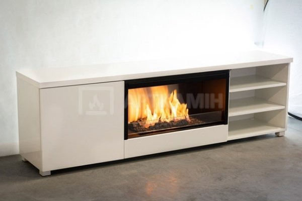 Біокамін Planika Pure Flame TV Box (White MDF). Фото 3