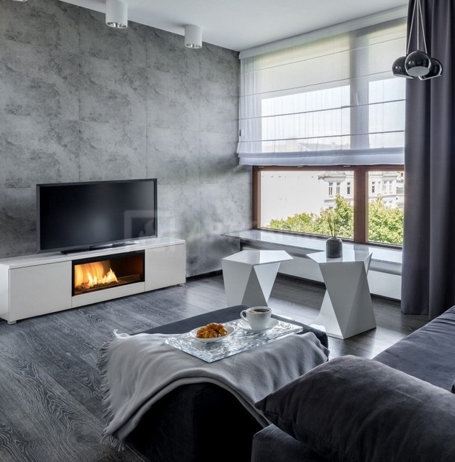 Біокамін Planika Pure Flame TV Box (White MDF). Фото 4