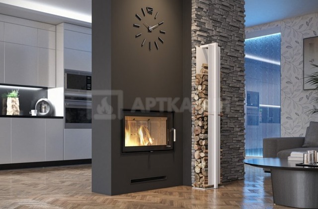 Каминная топка Defro Home Intra S Slim 6 кВт. Фото 2
