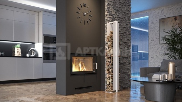 Каминная топка Defro Home Intra M Slim 8 кВт. Фото 2