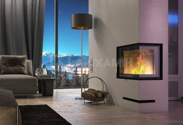 Каминная топка Defro Home Intra S BP Slim 6 кВт. Фото 2