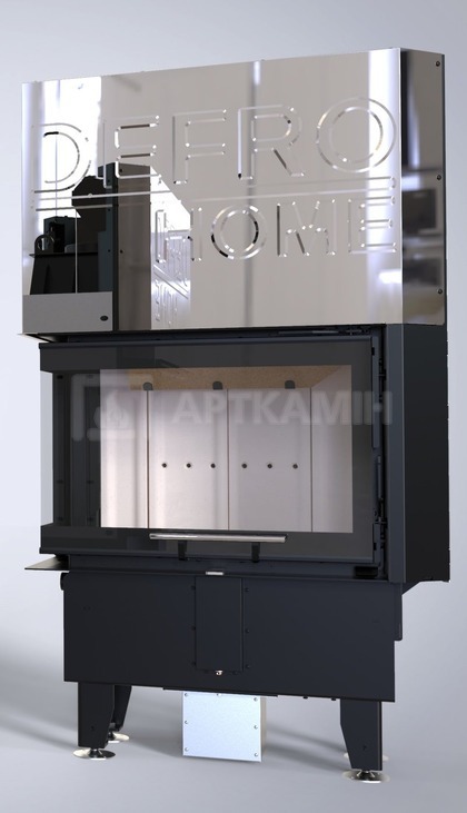 Каминная топка Defro Home Intra S BL Slim G 6 кВт. Фото 3