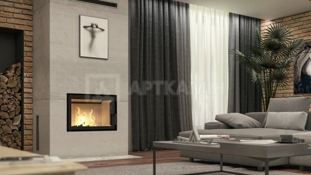 Каминная топка Defro Home Impuls M 10 кВт. Фото 2