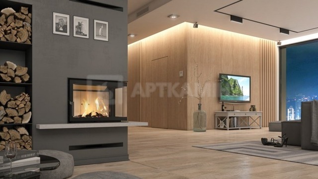 Камінна топка Defro Home Impuls S BP 8 кВт. Фото 2