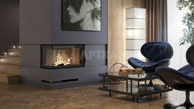 Камінна топка Defro Home Impuls S BL 8 кВт. Фото 2