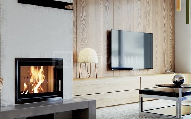 Каминная топка Defro Home Riva S Short 16 кВт. Фото 2