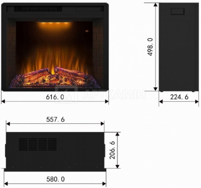Електричний камін Royal Flame Goodfire 23 LED. Фото 6