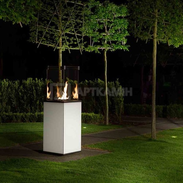Газовий камін Kratki Patio Mini білий. Фото 4