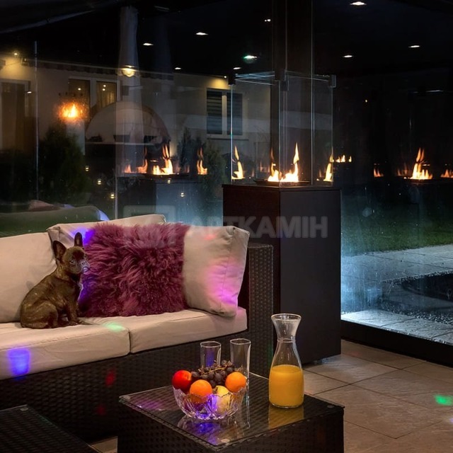 Газовый камин Kratki Patio Mini сталь. Фото 3
