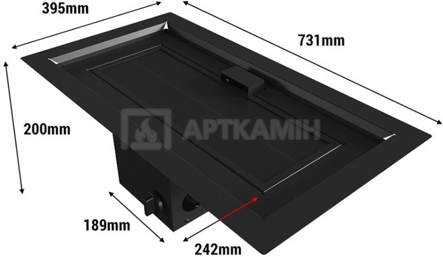 Газовий камін Kratki AQF 06. Фото 3