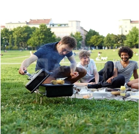 Угольный гриль Weber Go-Anywhere переносной. Фото 9