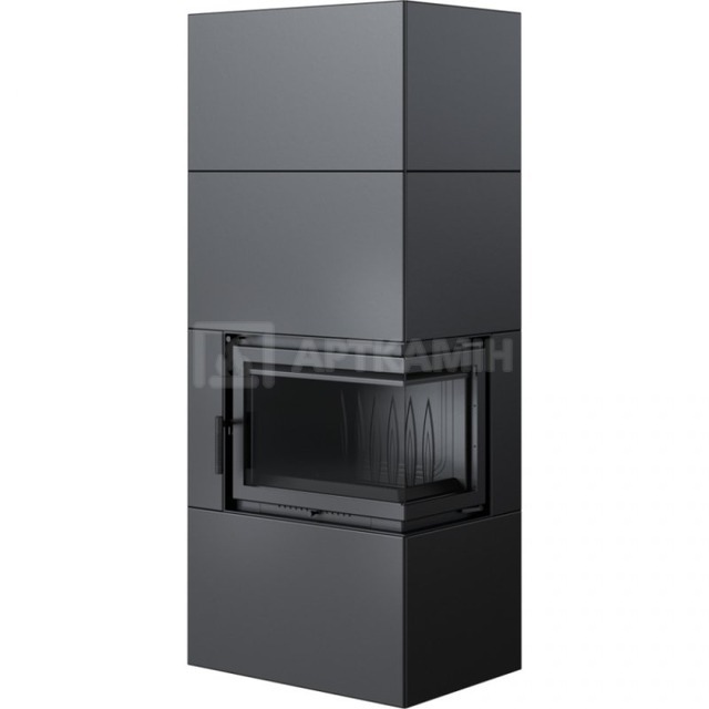 Камін модульний Kratki Simple Box P/S/Black 8 кВт. Фото 3