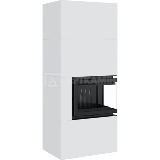 Камін модульний Kratki Simple Box P/S/Bianco 8 кВт