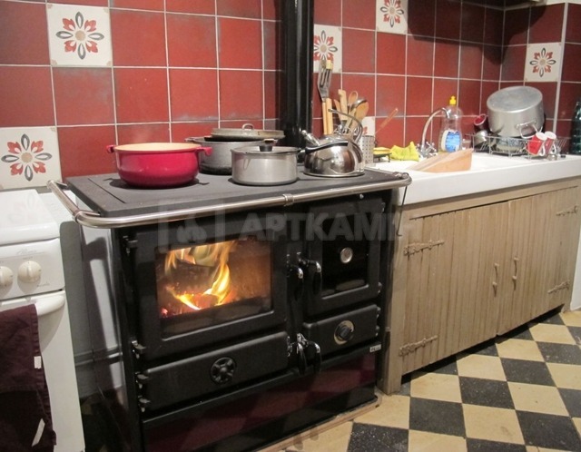 Піч-камін MBS Super Thermo Magnum R бордо. Фото 2