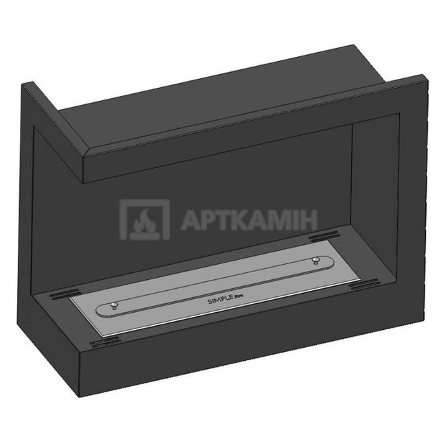 Біокамін Simple Fire Corner 900 L зі склом. Фото 4