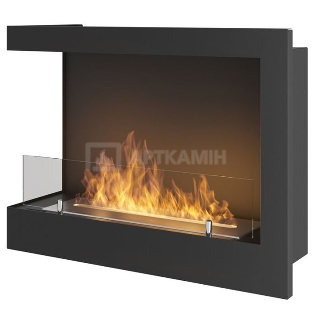 Біокамін Simple Fire Corner 900 L зі склом