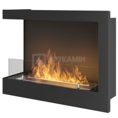 Біокамін Simple Fire Corner 900 L зі склом