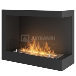 Біокамін Simple Fire Corner 900 R зі склом
