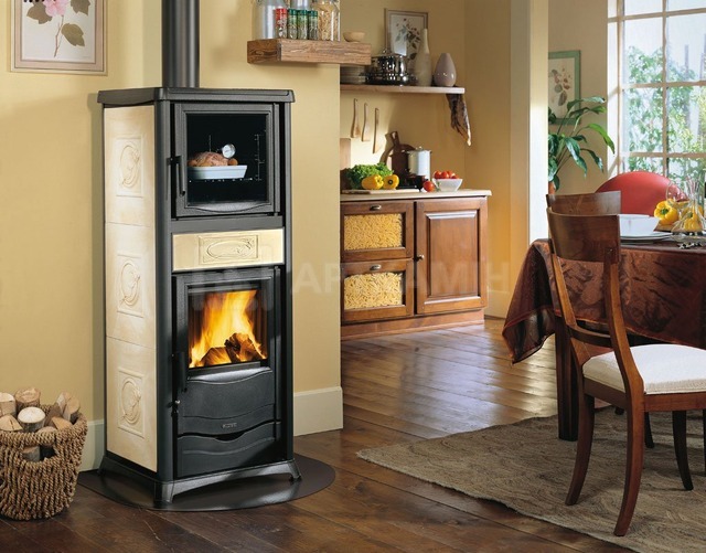 Печь-камин Nordica Rossella Plus forno Evo PE. Фото 5