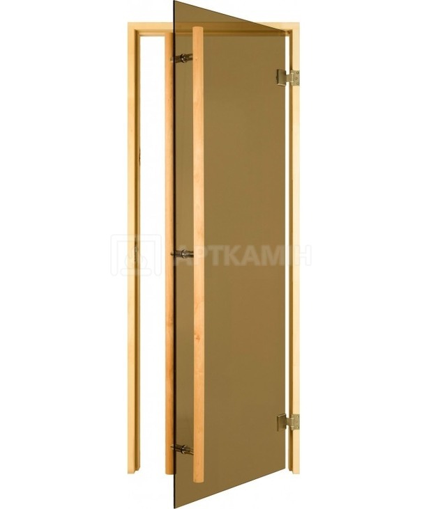 Стеклянная дверь для сауны Tesli Grand Lux 70x190. Фото 2