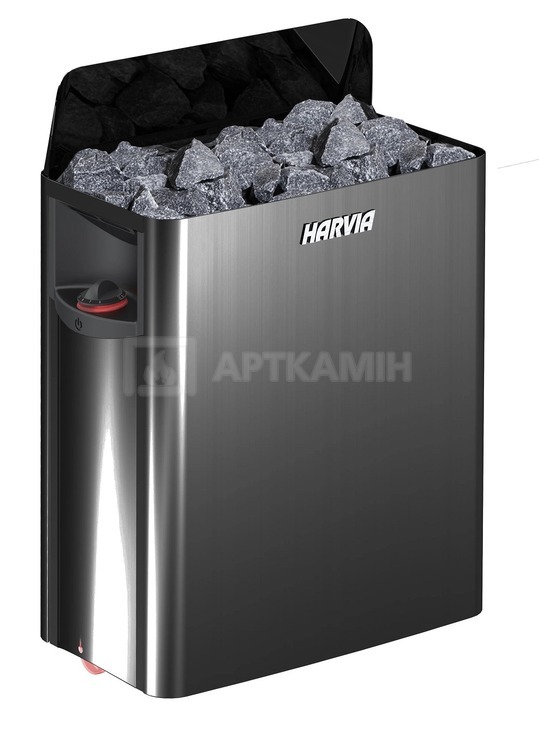 Електрокам'янка Harvia The Wall SW60 Black Steel