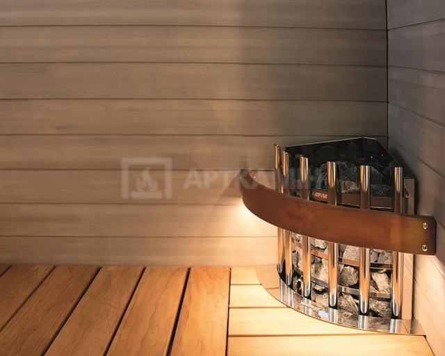 Електрокам'янка Harvia Glow Corner TRC70XE Steel. Фото 2