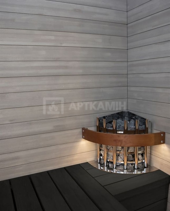 Электрокаменка Harvia Glow Corner TRC90XE Steel. Фото 3