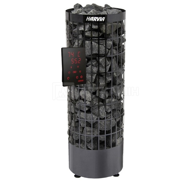 Електрокам'янка Harvia Cilindro PC70XE Black Steel