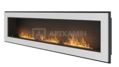 Биокамин Simple Fire Frame 1800 белый со стеклом