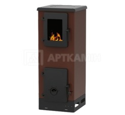 Отопительная печь Alfa-Plam VULKAN S 4 кВт коричнева