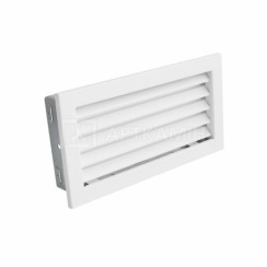 Решетка для камина Darco Ventlab KRVZS 325x170 белая с неподвижными жалюзи