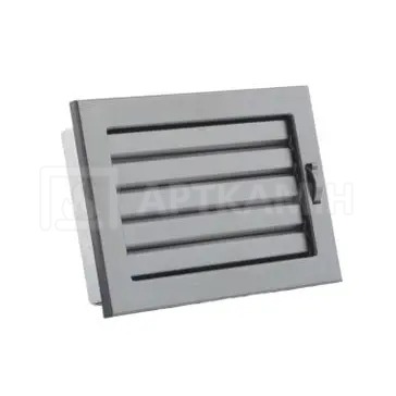 Решетка для камина Darco Ventlab KRVZ 200x145 черная с подвижными жалюзи