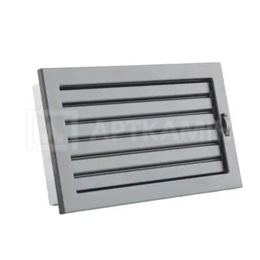 Решетка для камина Darco Ventlab KRVZ 325x195 черная с подвижными жалюзи