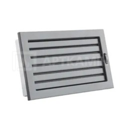 Решетка для камина Darco Ventlab KRVZ 325x195 черная с подвижными жалюзи