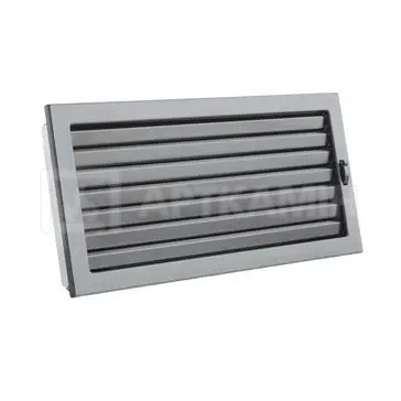 Решетка для камина Darco Ventlab KRVZ 450x220 черная с подвижными жалюзи