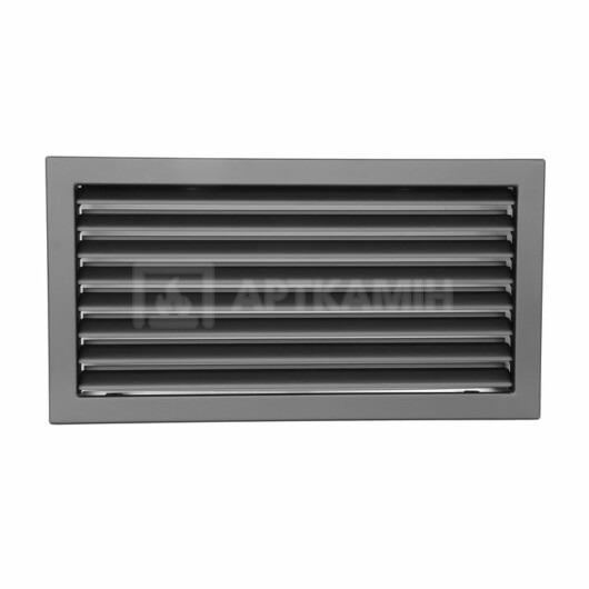 Решетка для камина Darco Ventlab KRVZ 450x240 черная с подвижными жалюзи