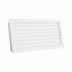 Решетка для камина Darco Ventlab KRVZ 450x170 белая с подвижными жалюзи